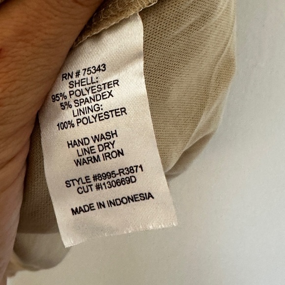 Cynthia Rowley Lace Ruffle Sleeveless Fit & Flare Dress – Blush Beige, Size 8 - Picture 5 of 8